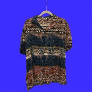 Fashion Nova Men’s button collard shirt